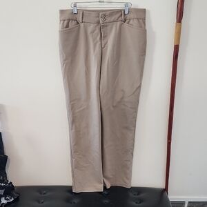 Lee Regular Fit Straight Leg Pants - Tan
